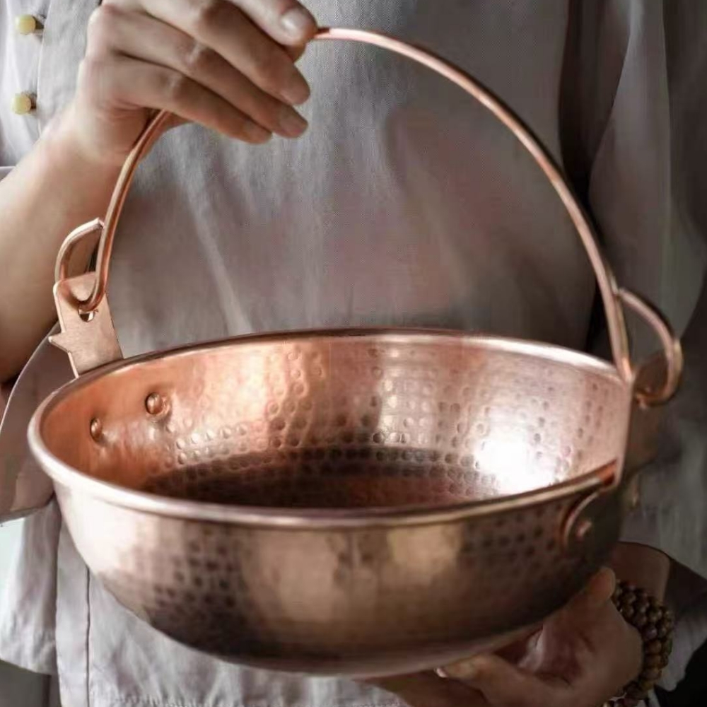 Vintage Copper Hanging Pot,Out - Camping Hanging Cooking Pot recension och pris