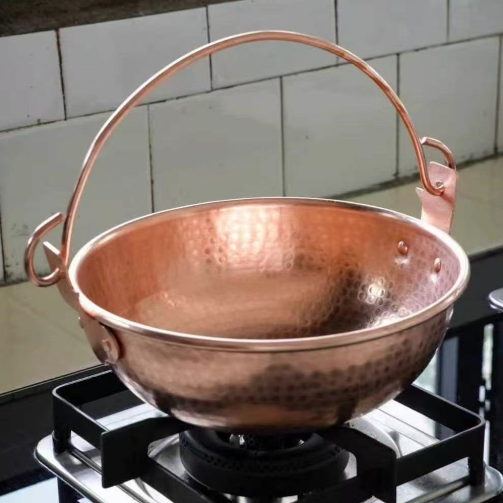 Vintage Copper Hanging Pot,Out - Camping Hanging Cooking Pot recension och pris