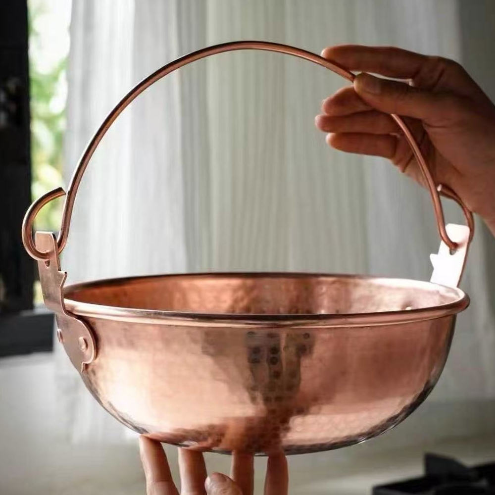 Vintage Copper Hanging Pot,Out - Camping Hanging Cooking Pot recension och pris