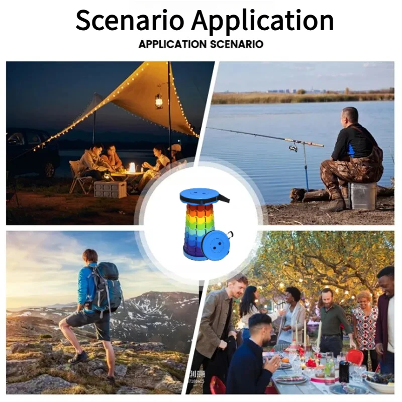 Rainbow Telescopic Camping Sto - Camping Cooking Utensils Kit recension och pris