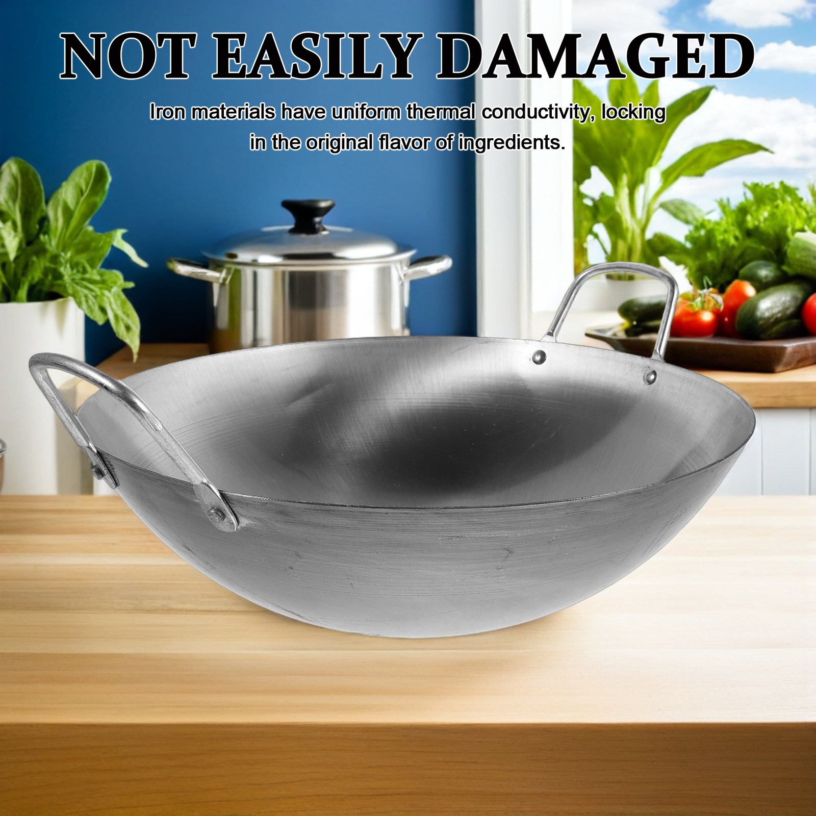 Iron Wok Ring Non-Slip Stove R - Camping Cooking Wok recension och pris