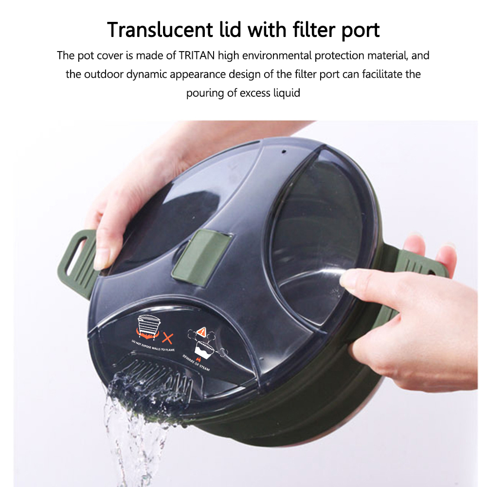 2.5L Silicone Folding Kettle C - Camping Cooking System recension och pris