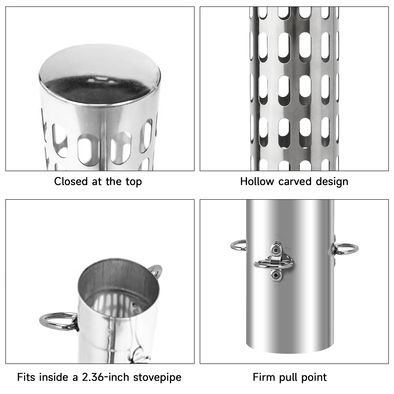 Camping Tent Stove Chimney Par - Charcoal Chimney Starter recension och pris