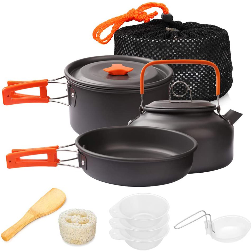 1pcs/1set Camping Cookware Kit - Camping Cooking Full Set recension och pris