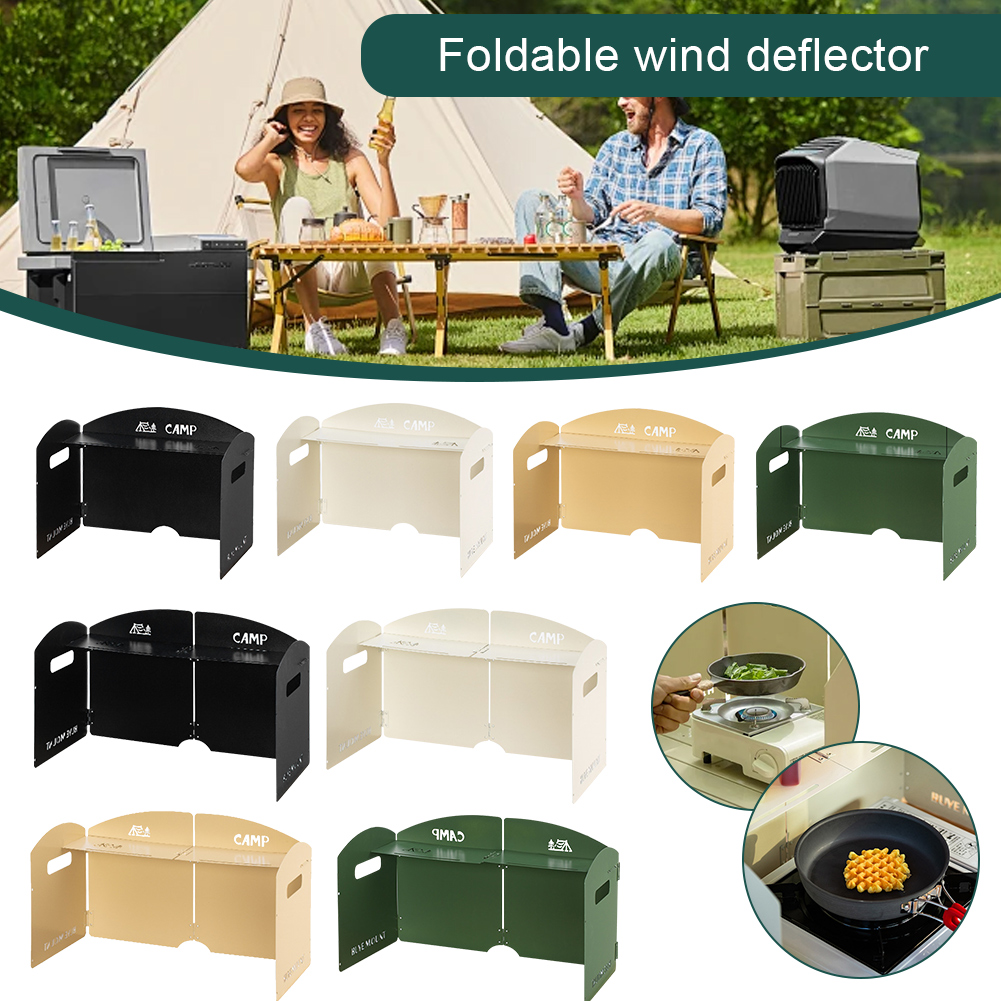 Foldable Gas Stove Windproof S - Camping Cooking Windscreen recension och pris