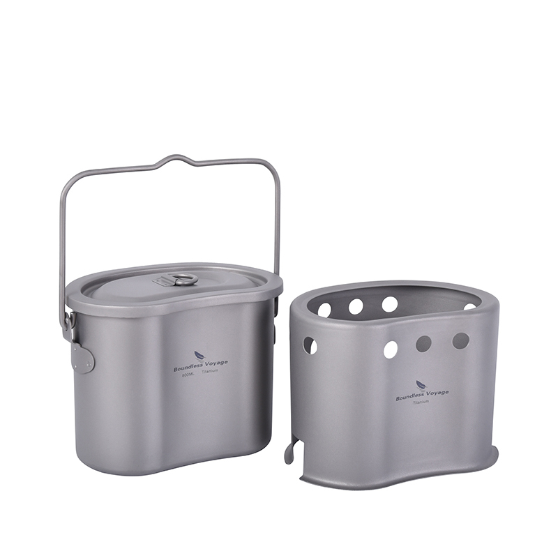 Boundless Voyage Titanium Cook - Camping Hanging Cooking Pot recension och pris