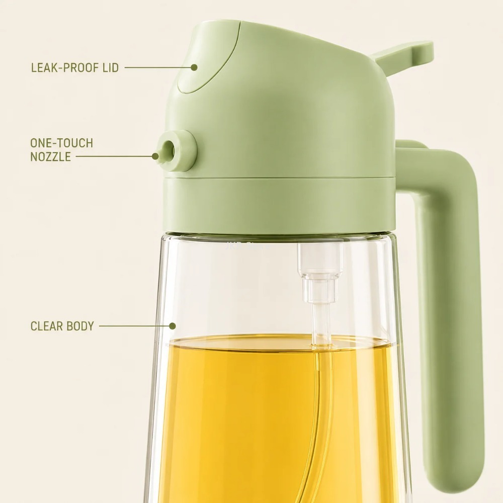 2 in 1 Olive Oil Sprayer Dispe - Camping Cooking Oil Bottle recension och pris