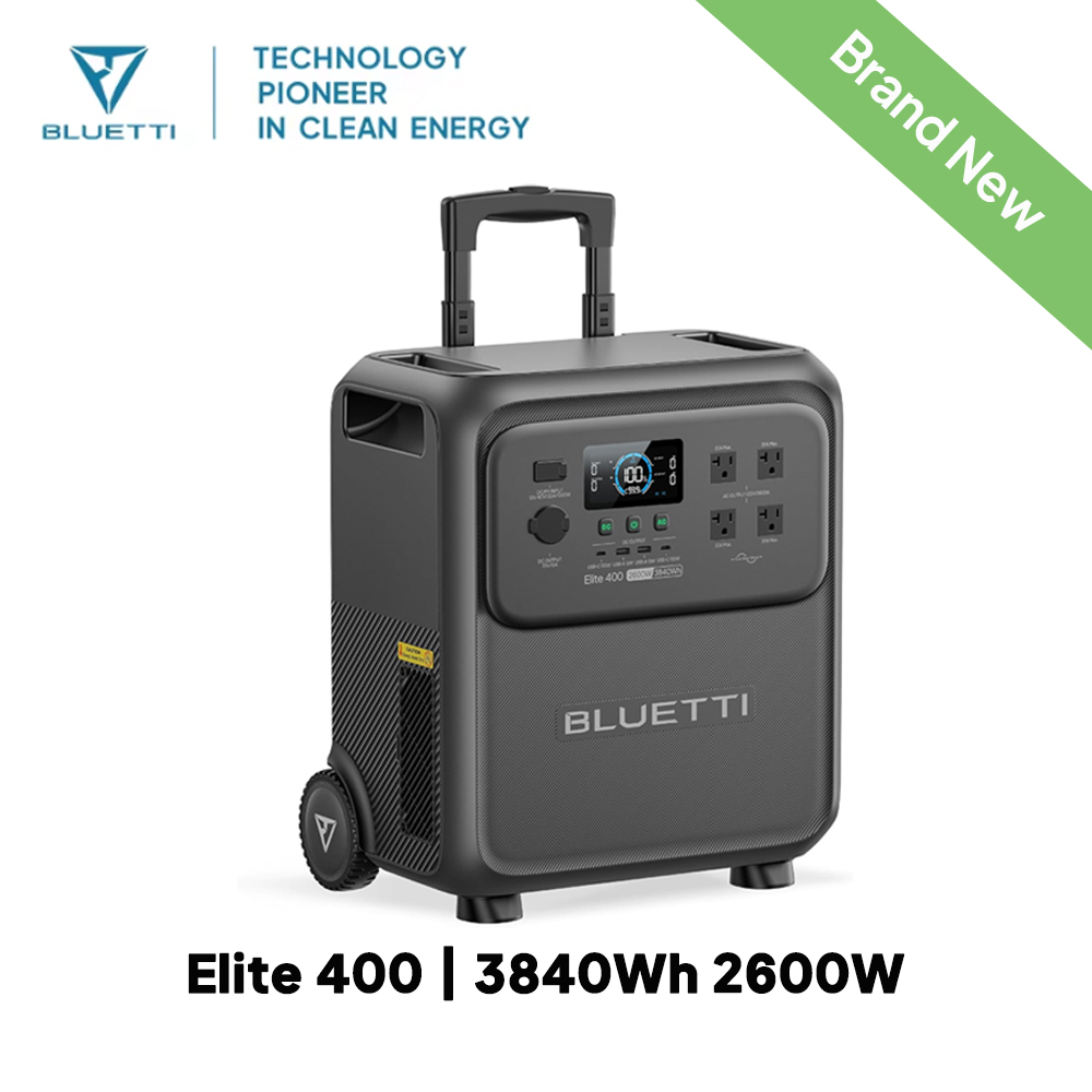 BLUETTI Elite 400 2600W 3840Wh - Camping Cooking Utensils Kit recension och pris