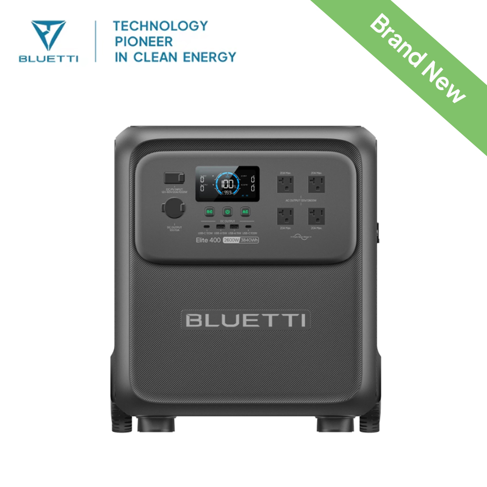 BLUETTI Elite 400 2600W 3840Wh - Camping Cooking Utensils Kit recension och pris