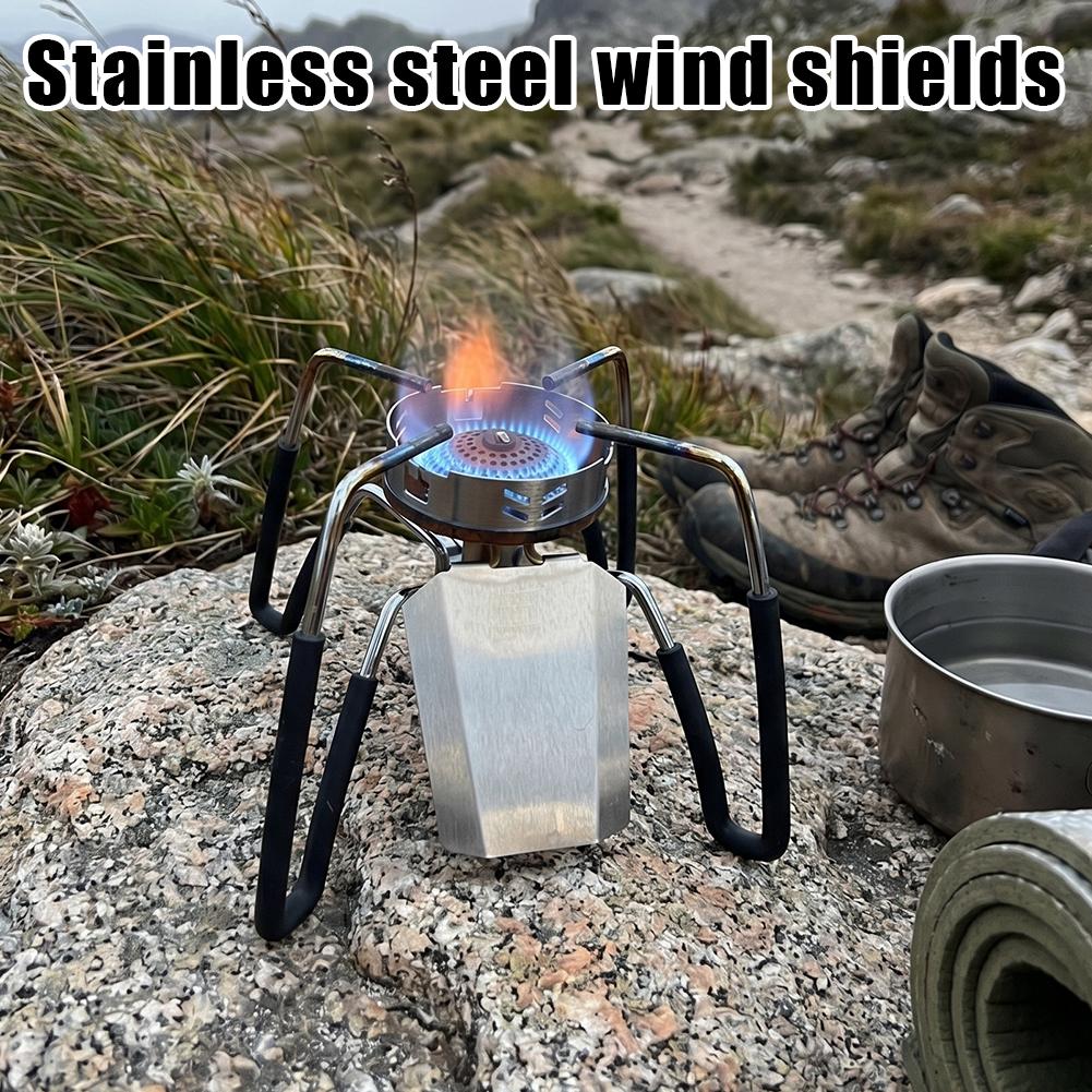 304 Stainless Steel Stove Wind - Camping Cooking Set With Bag recension och pris