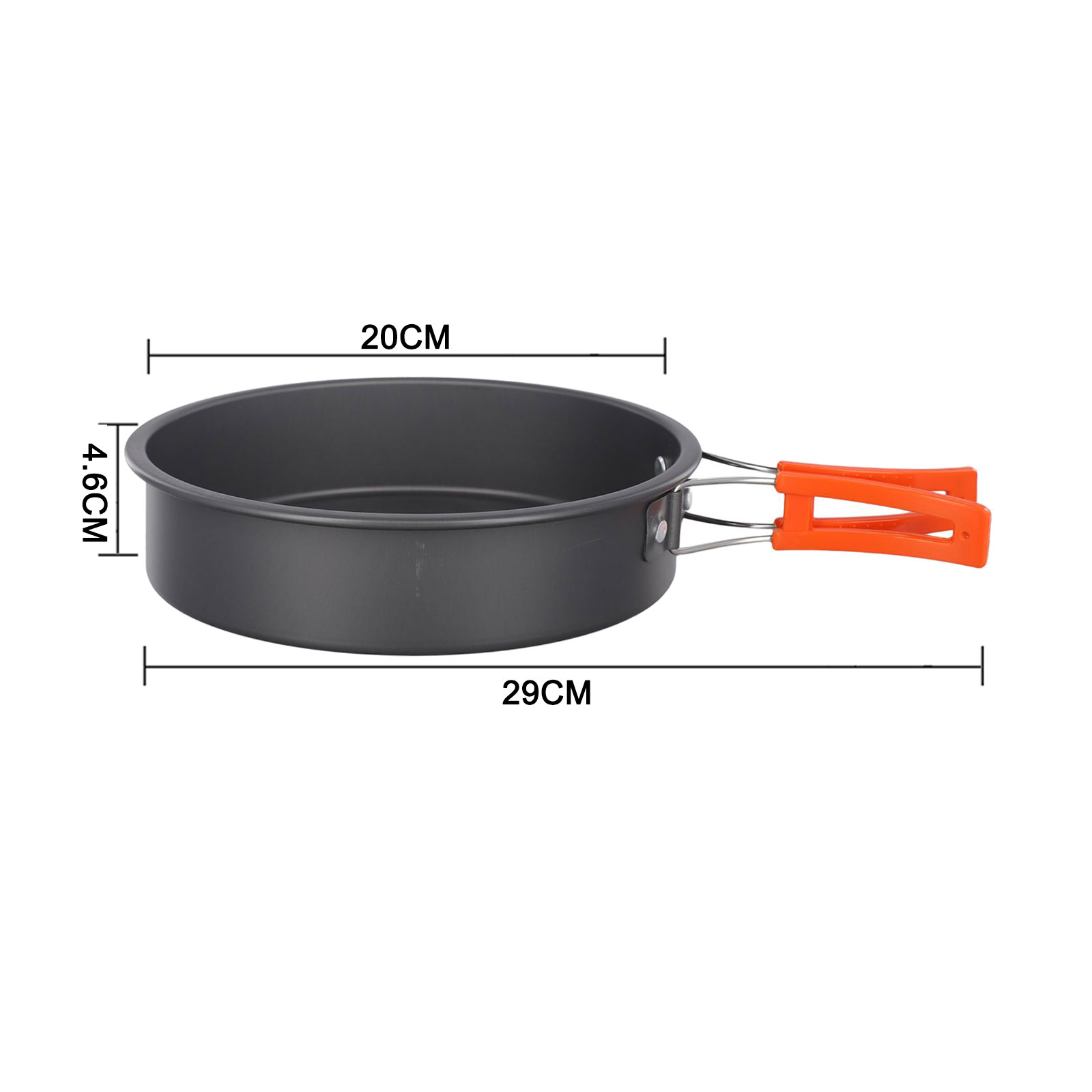 1pc Frying Pan Alumina Conduct - Camping Cooking Wok recension och pris