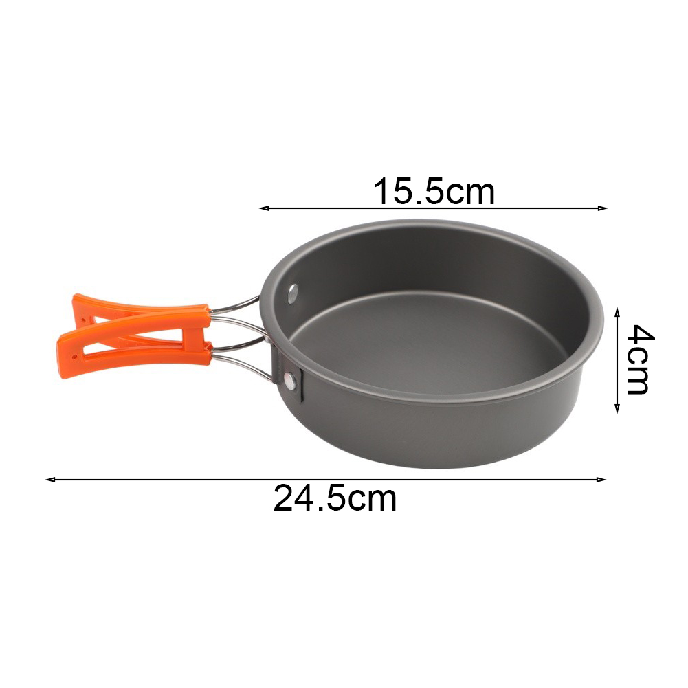1pc Frying Pan Alumina Conduct - Camping Cooking Wok recension och pris