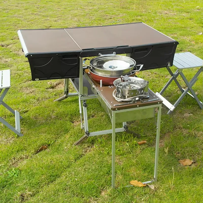 Portable Outdoor Folding Food  - Camping Cooking And Dining Set recension och pris