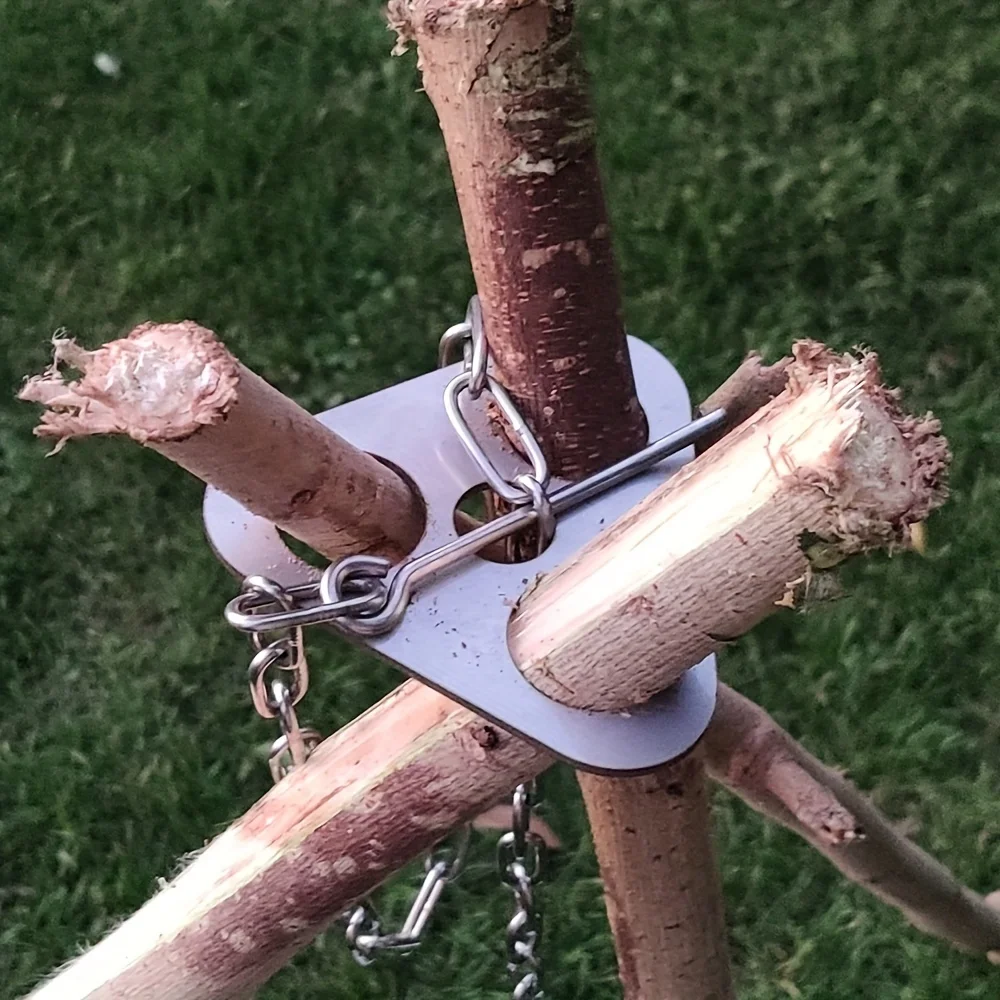 Stainless Steel Camping Tripod - Camping Outdoor Cooking Set recension och pris