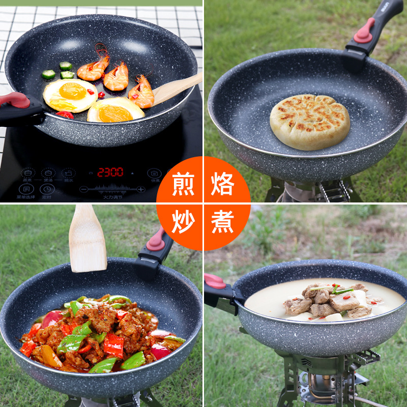 2026 Outdoor Wok Portable Cook - Camping Cooking Wok recension och pris