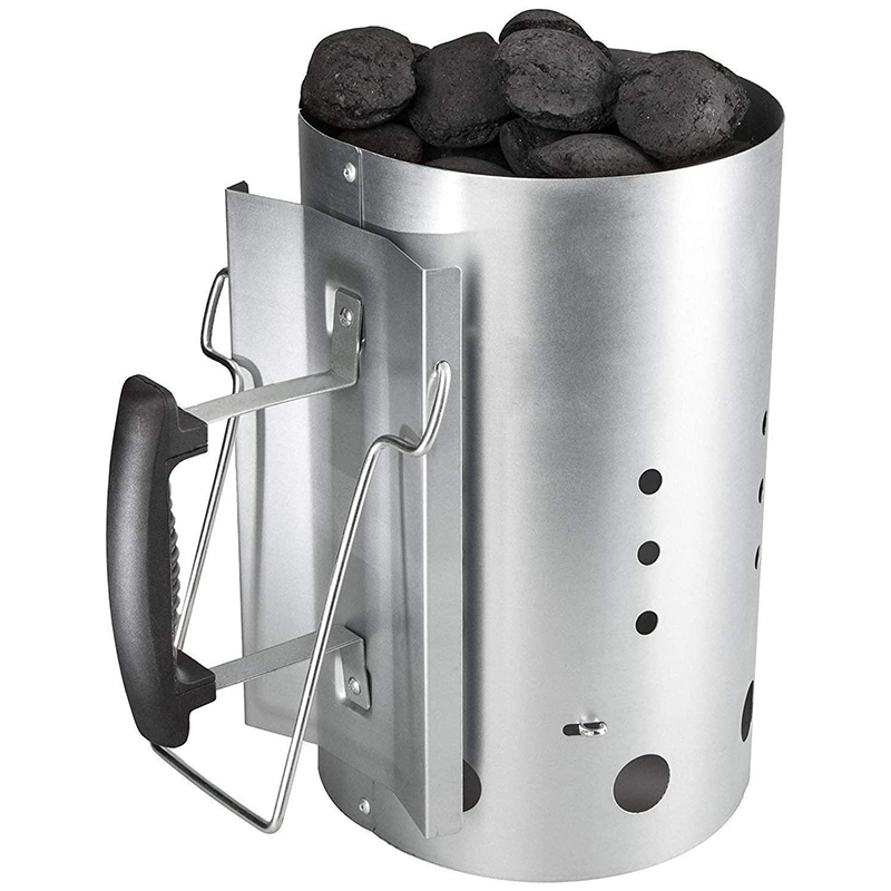 Chimney Starter with Safety Ha - Charcoal Chimney Starter recension och pris
