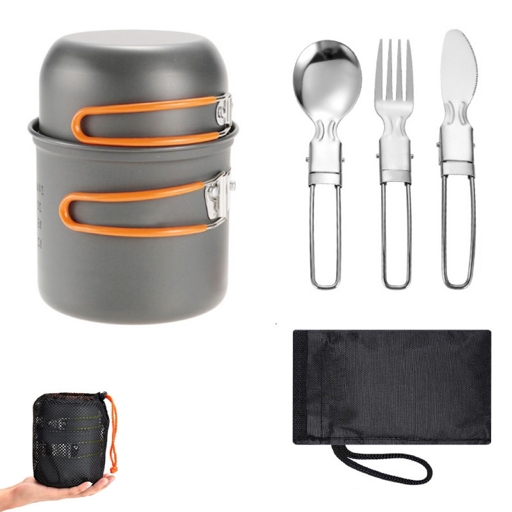 Outdoor Travel Camping Cookwar - Camping Cooking Equipment Bag recension och pris