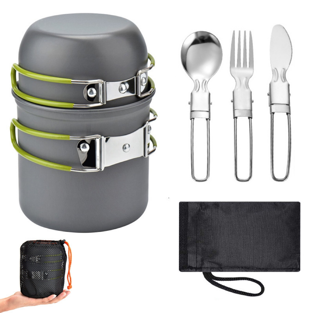 Outdoor Travel Camping Cookwar - Camping Cooking Equipment Bag recension och pris