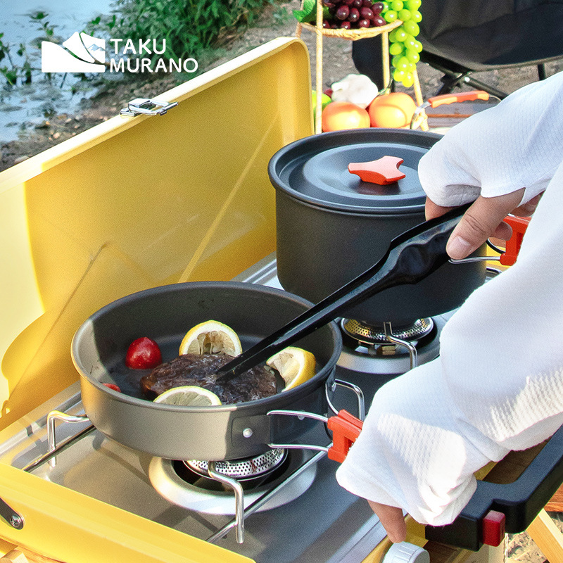 Camping Cookware Set Outdoor C - Camping Cooking Full Set recension och pris