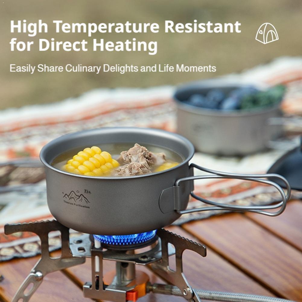 Ultralight Titanium Backpackin - Camping Cooking Kettle recension och pris