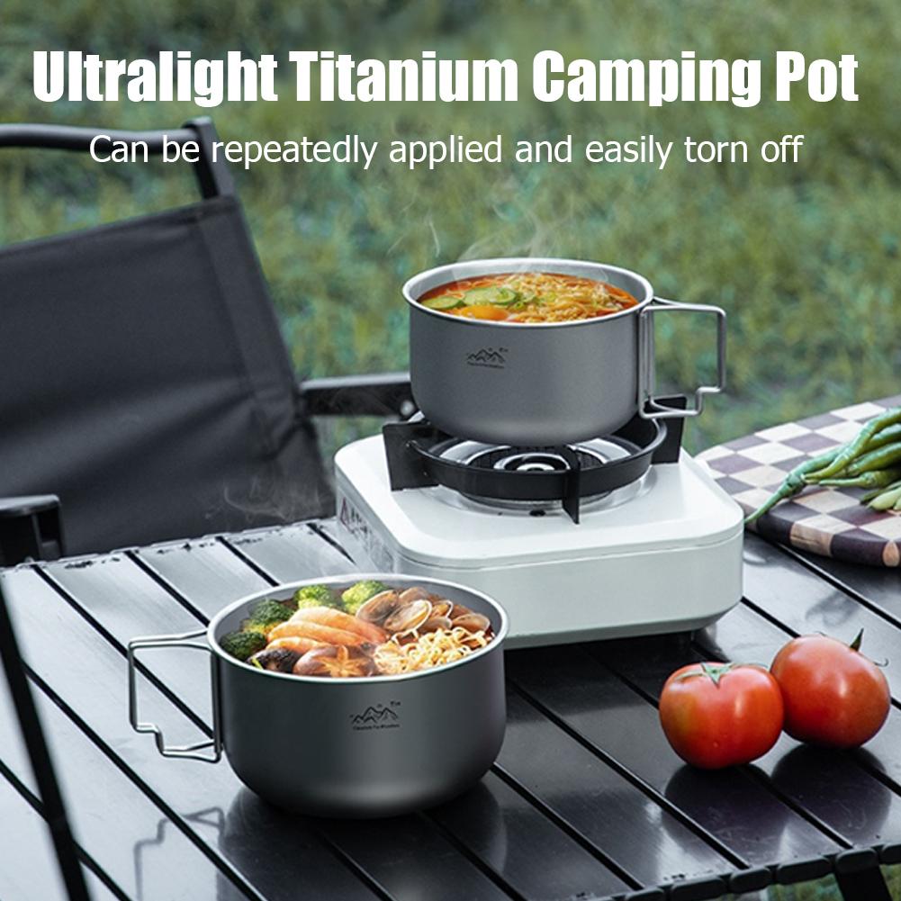 Ultralight Titanium Backpackin - Camping Cooking Kettle recension och pris