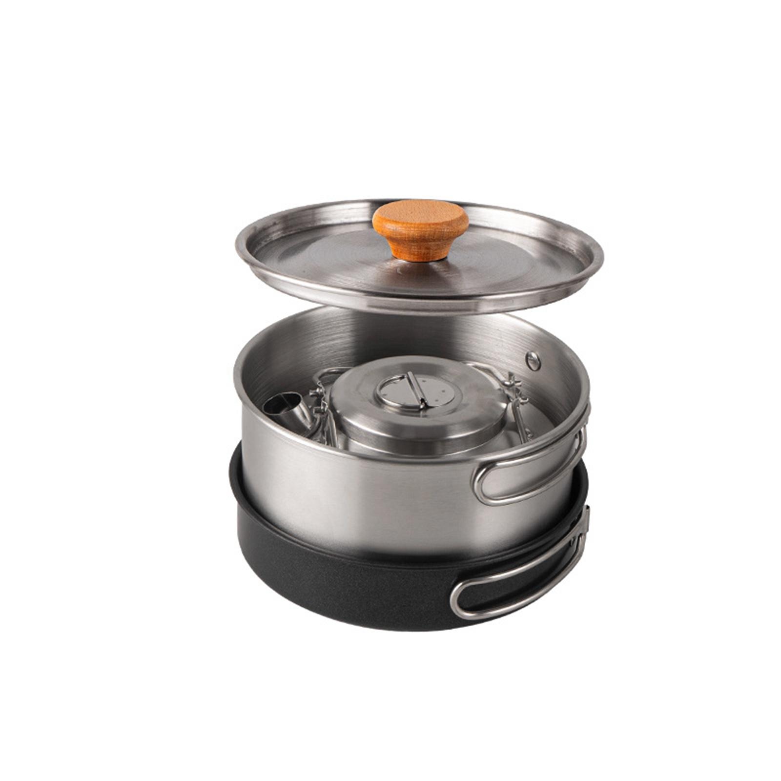 Camping Cookware Camping Cooki - Camping Cooking Set With Bag recension och pris