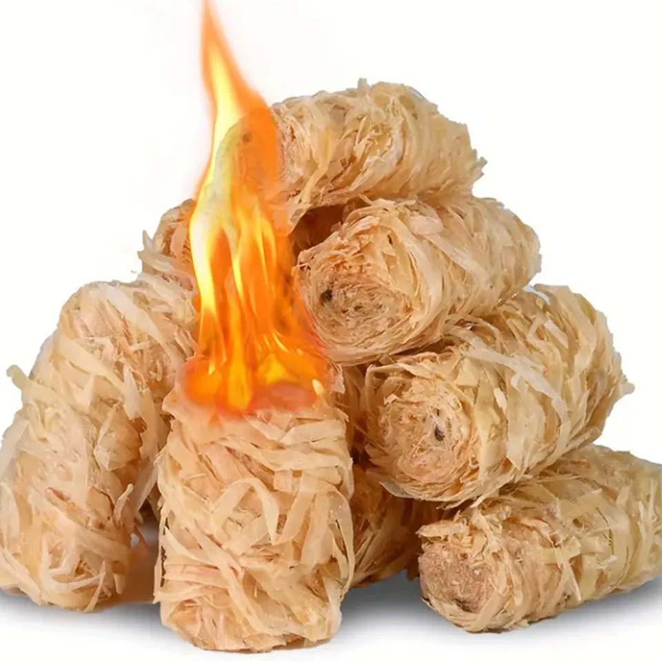 30/100pcs natural fire starter - Charcoal Chimney Starter recension och pris