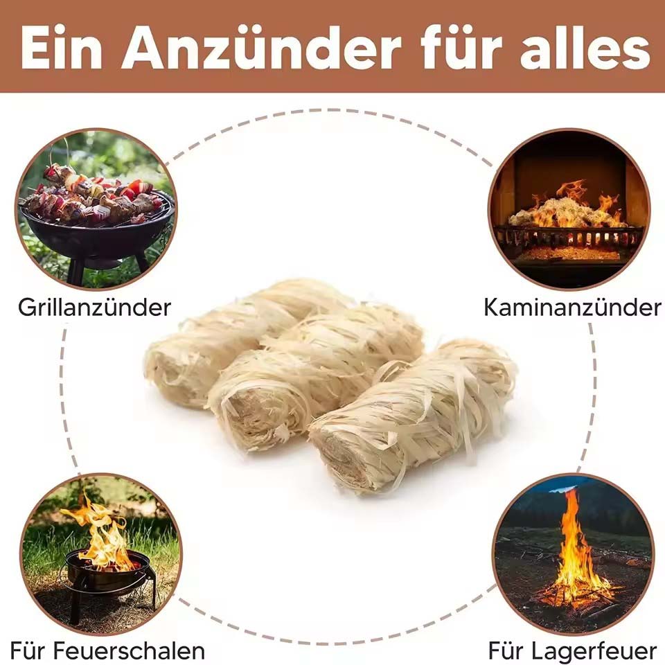 30/100pcs natural fire starter - Charcoal Chimney Starter recension och pris