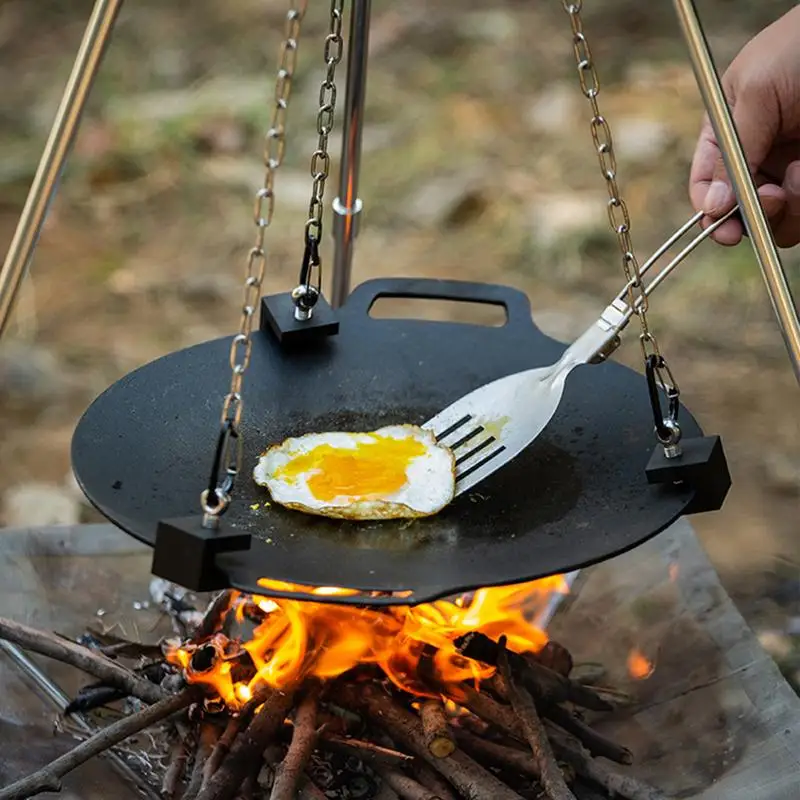 Aluminum Camping Bonfire Tripo - Camping Hanging Cooking Pot recension och pris