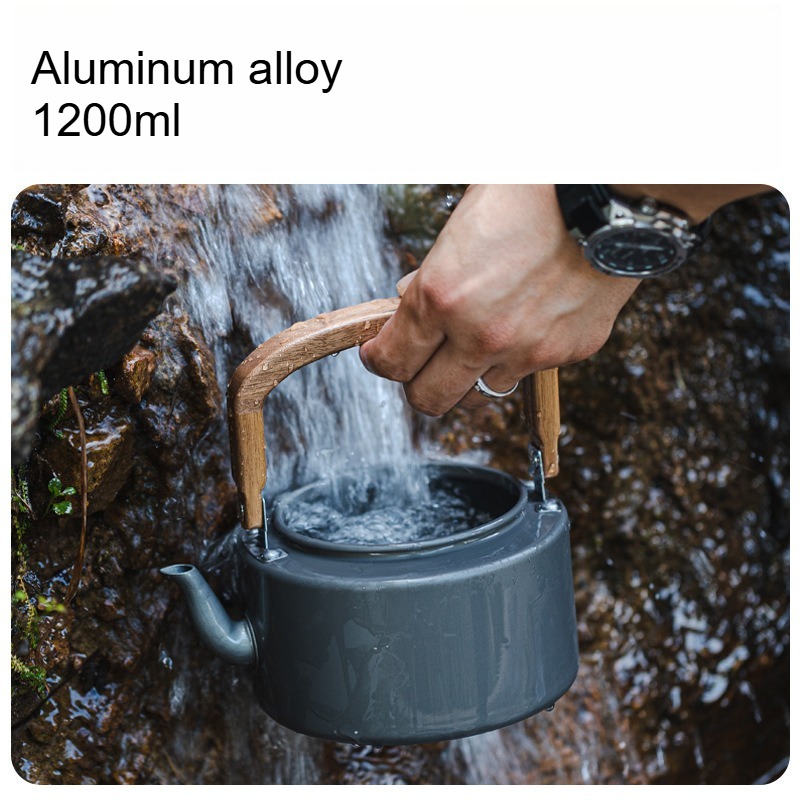 1.2L Lightweight Aluminum Allo - Camping Cooking Kettle recension och pris