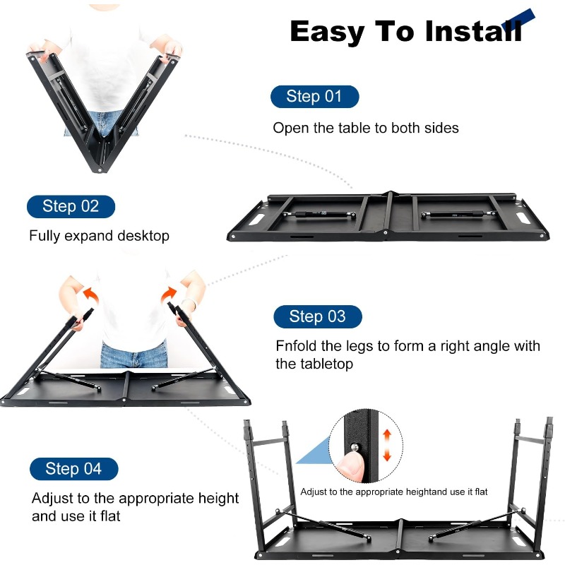 Camping Table Adjustable Foldi - Camping Outdoor Cooking Table recension och pris