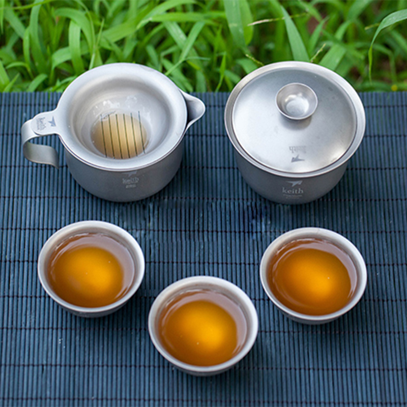 Keith Titanium Kung Fu Tea Set - Camping Cooking Kettle recension och pris