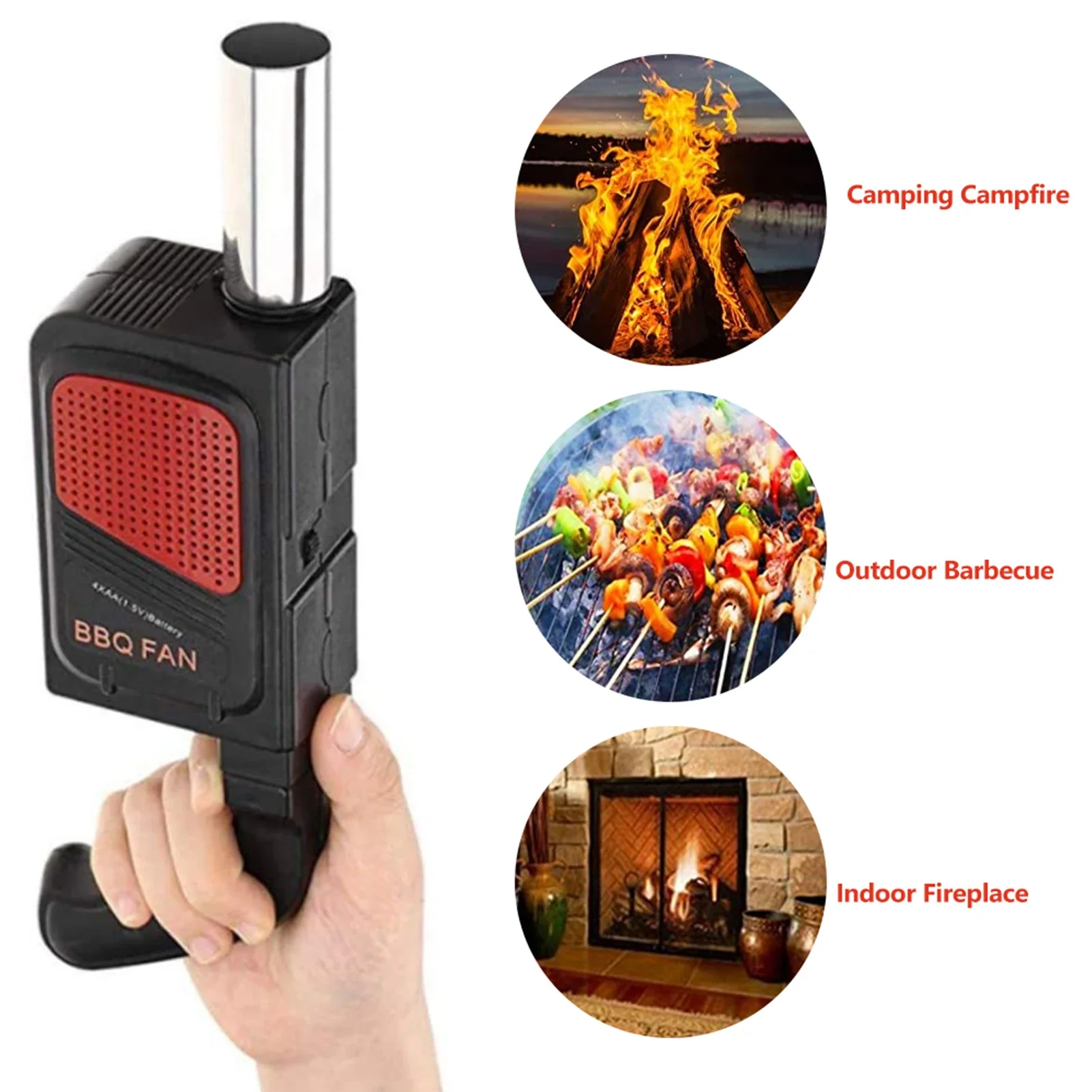 Portable Handheld Electric BBQ - Camping Hiking Cooking recension och pris