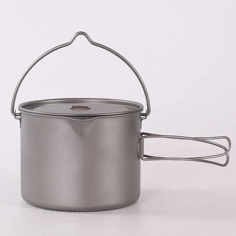 Pure Titanium Camping Cookware - Camping Hanging Cooking Pot recension och pris