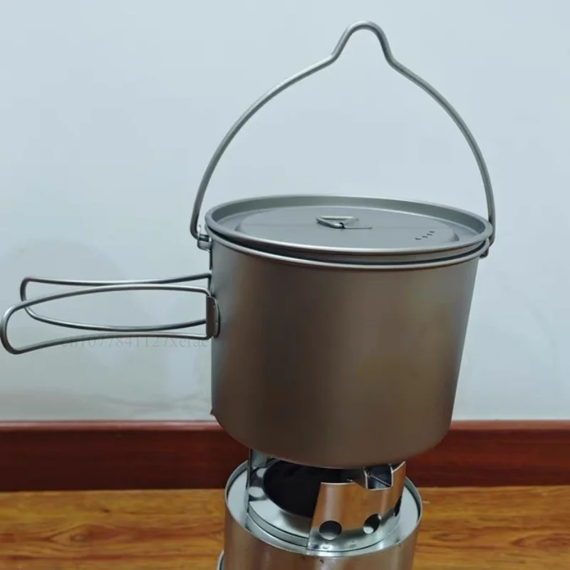 Pure Titanium Camping Cookware - Camping Hanging Cooking Pot recension och pris