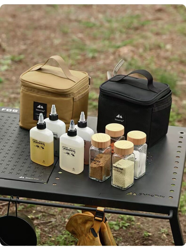 Seasoning Bottle Set Portable  - Camping Cooking Oil Bottle recension och pris