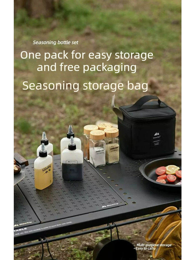 Seasoning Bottle Set Portable  - Camping Cooking Oil Bottle recension och pris