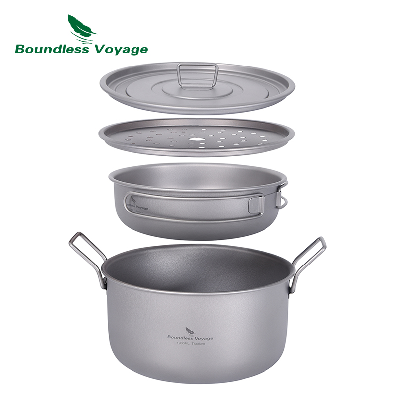 Boundless Voyage Camping Cooki - Camping Cooking Wok recension och pris